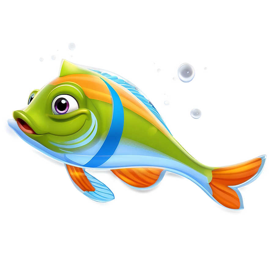 Engaging Cute Fish Cartoon Png 46