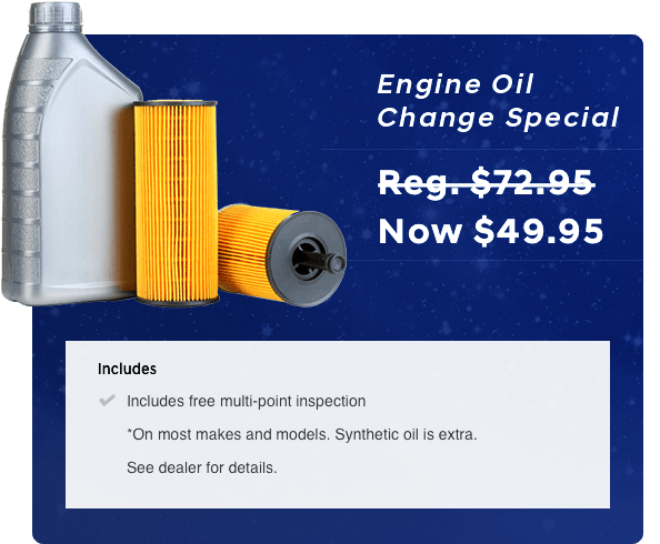 Engine Oil Change Special Advertisement