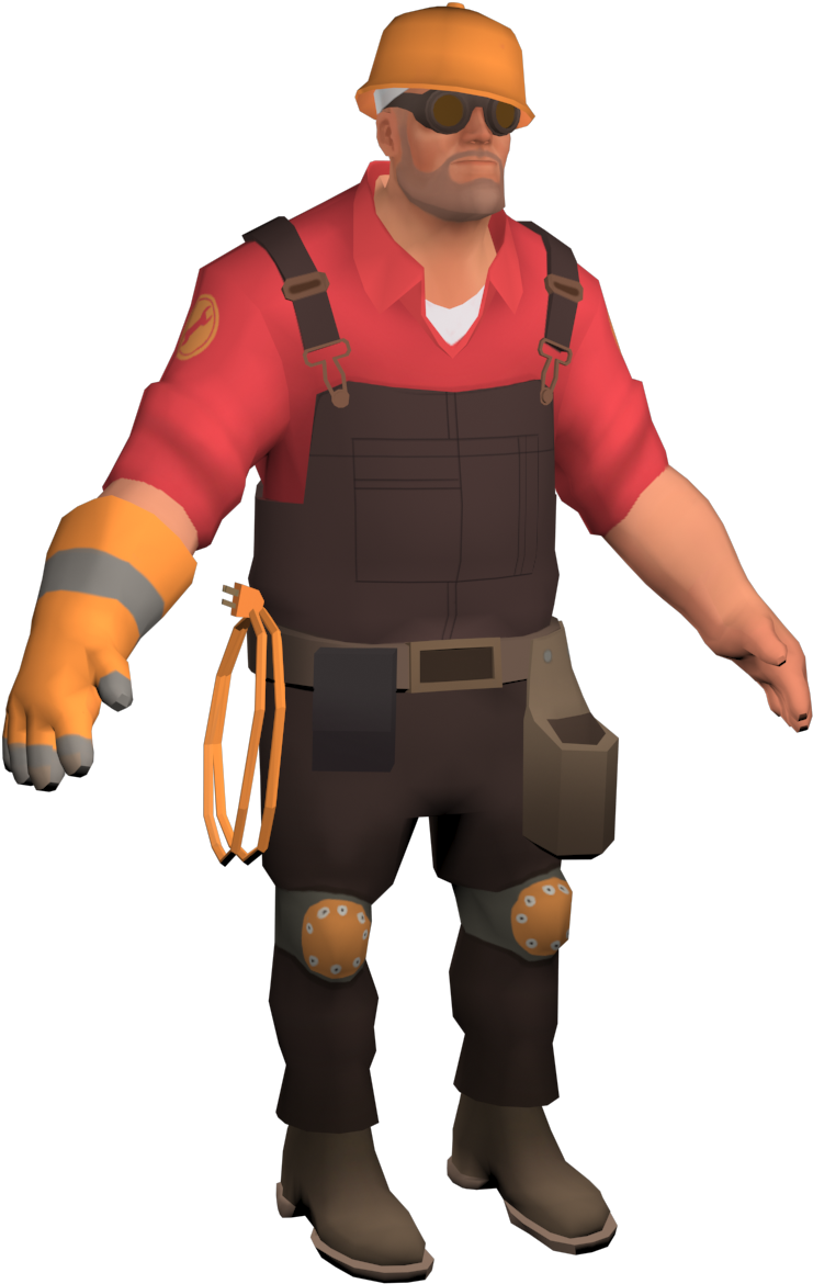 Engineer Character3 D Model