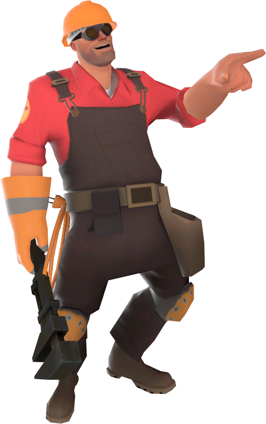 Engineer Pointing Team Fortress2