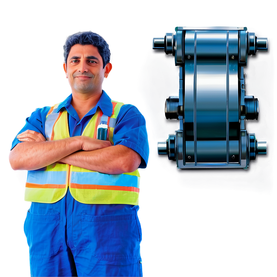 Engineer With Machinery Png Xqy