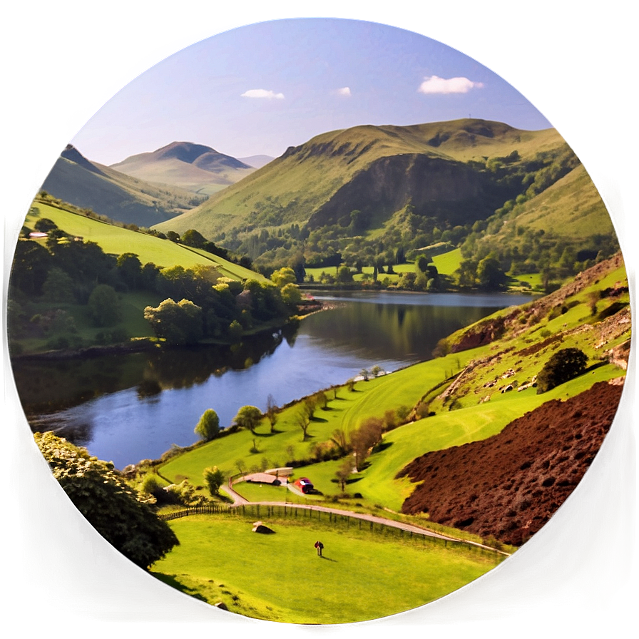 English Lake District Scenery Png Hea