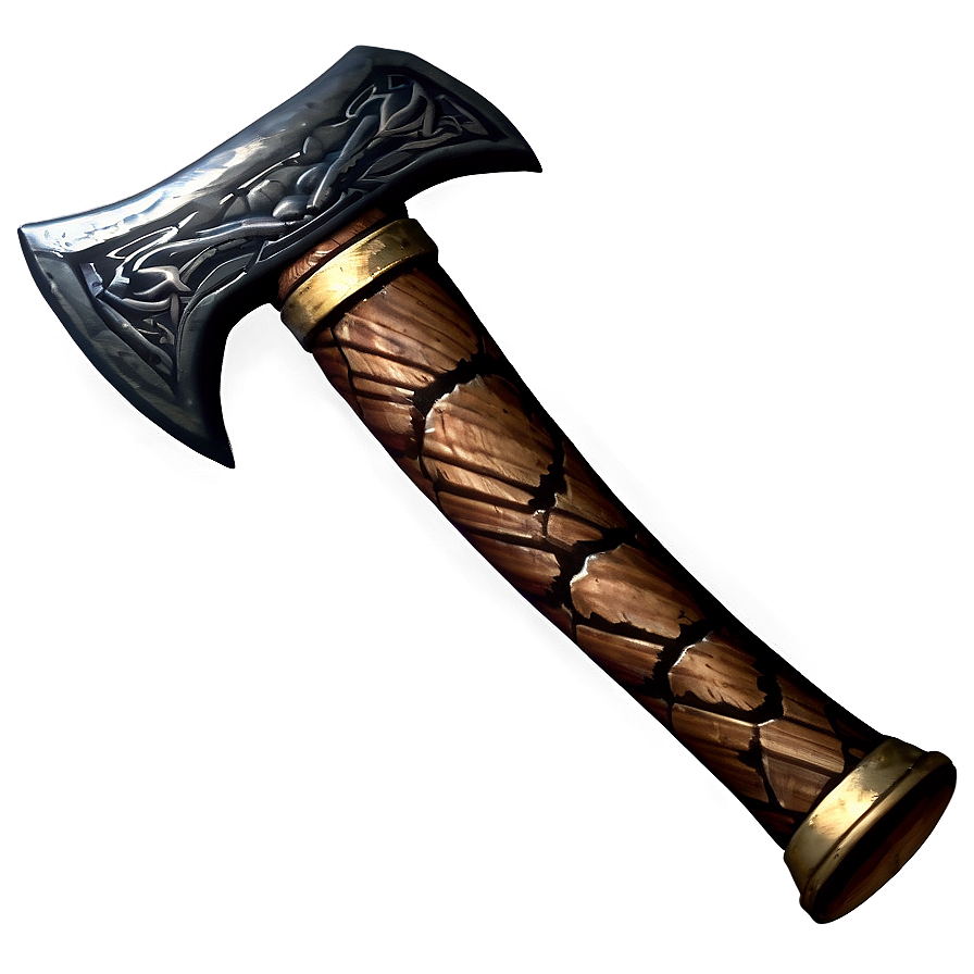 Engraved Axe Detail Png 30