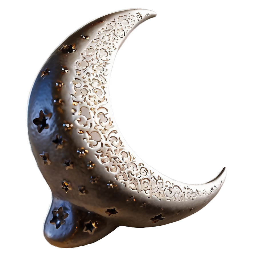 Engraved Crescent Moon Png 06252024