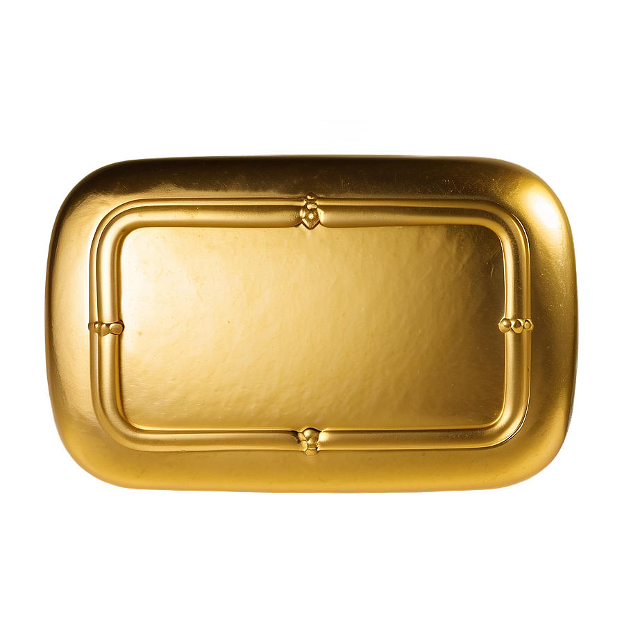 Engraved Gold Rectangle Png 06272024