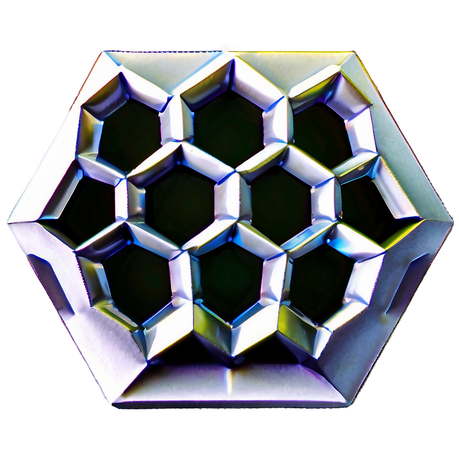 Engraved Hexagon Pattern Png Ekb14