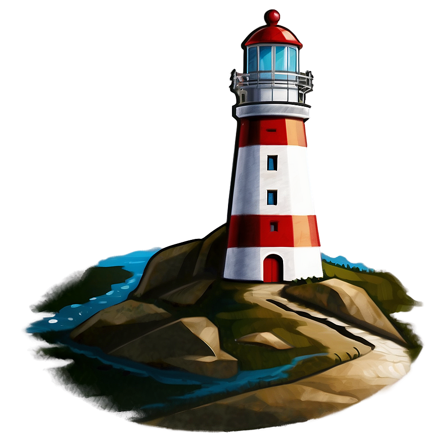 Engraved Lighthouse Png Slp61