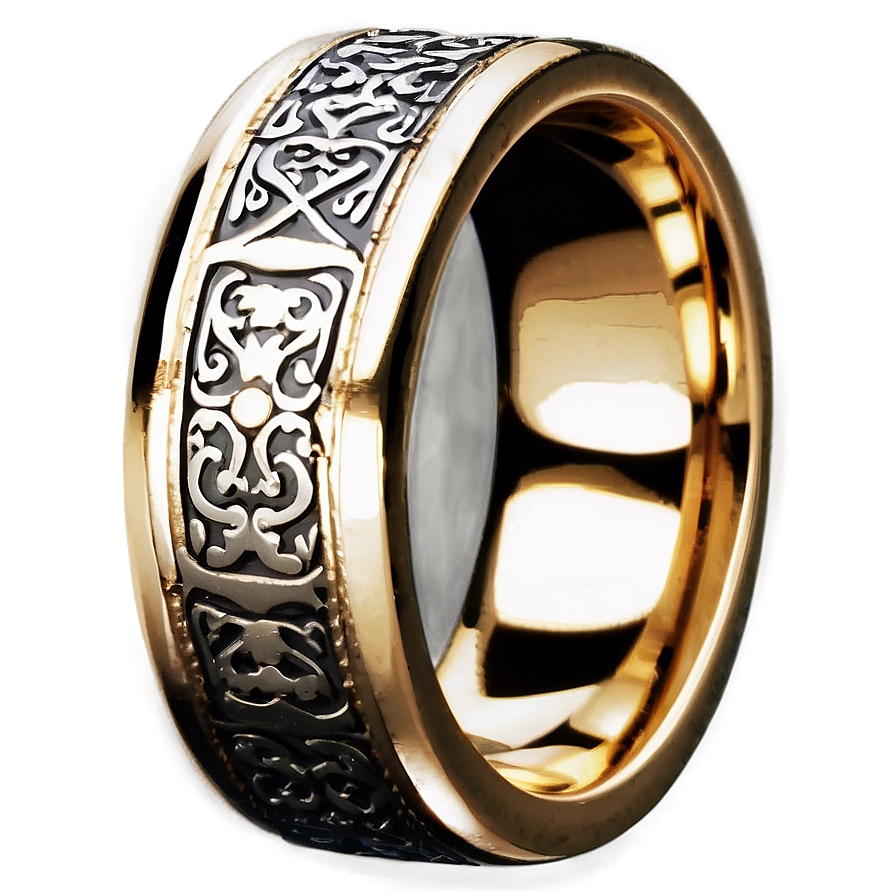 Engraved Metal Ring Png 77