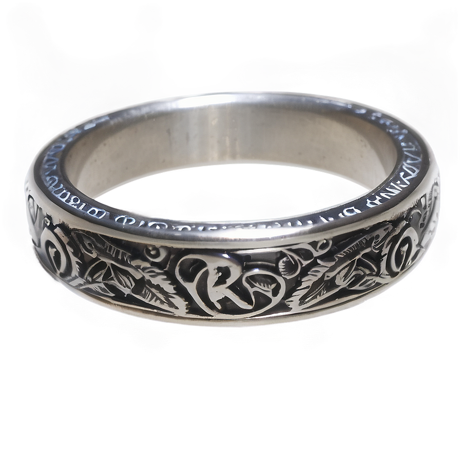 Engraved Metal Ring Png Mqe