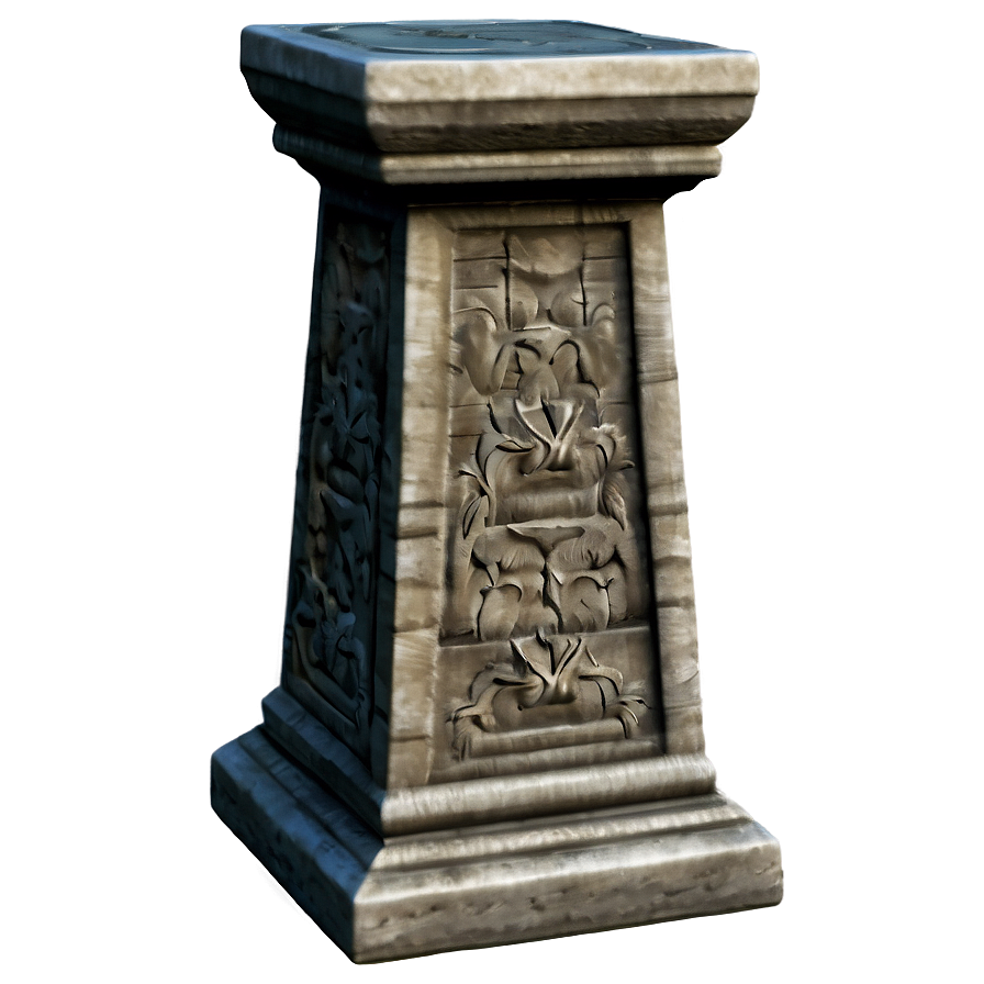 Engraved Pillar Png Bgk53