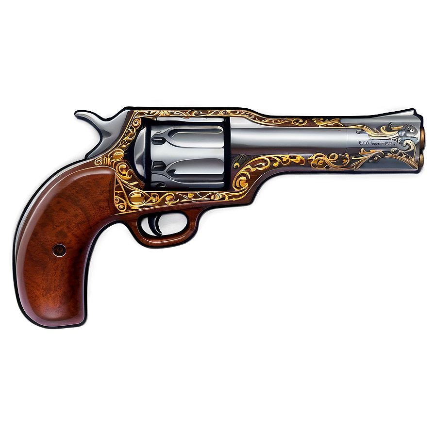 Engraved Pistol Png Bfy54