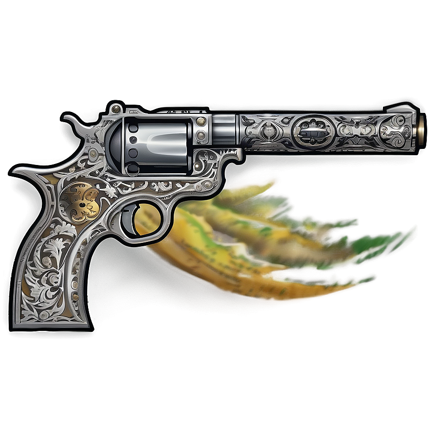 Engraved Pistol Png Hfv