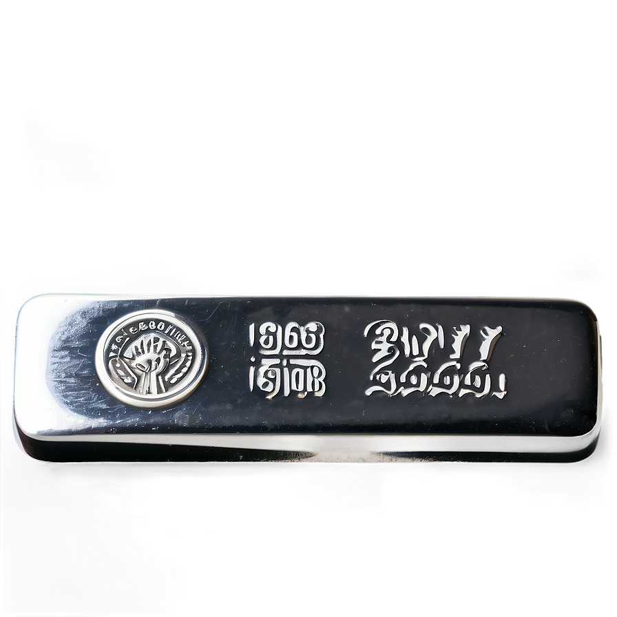 Engraved Silver Bar Png 06282024