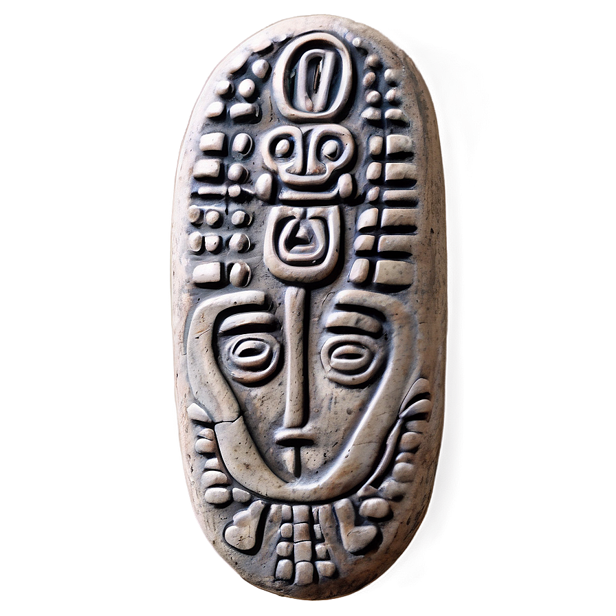 Engraved Taino Batey Stones Png 34