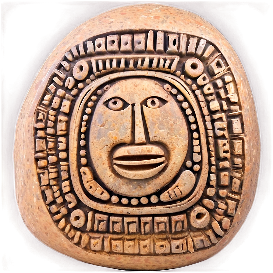 Engraved Taino Batey Stones Png Spa15