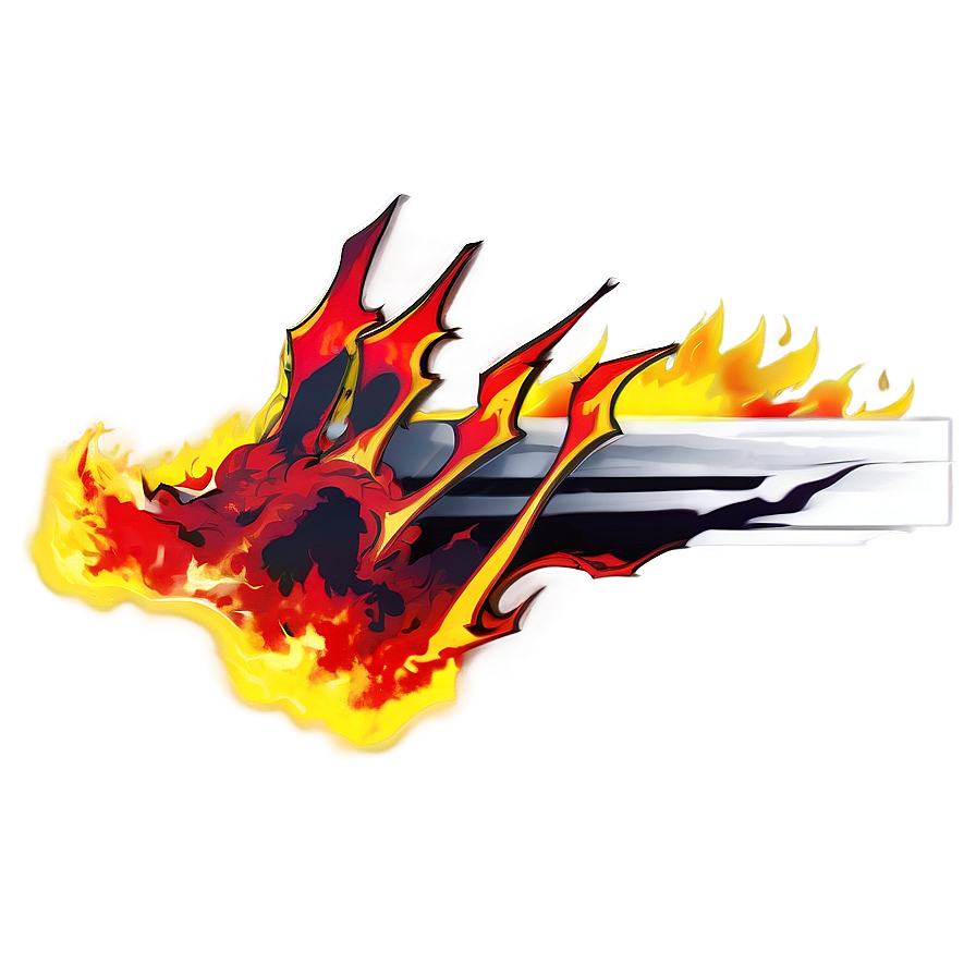 Enraged Anime Fire Png Wsq