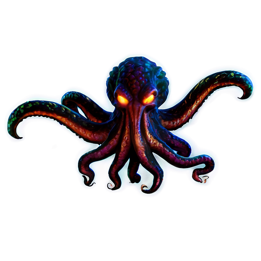 Enraged Kraken Beast Png 3