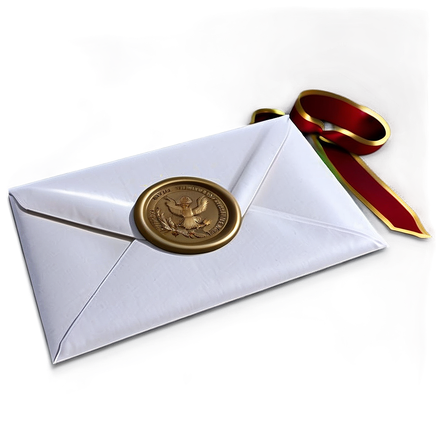 Envelope With Wax Seal Png Wce36