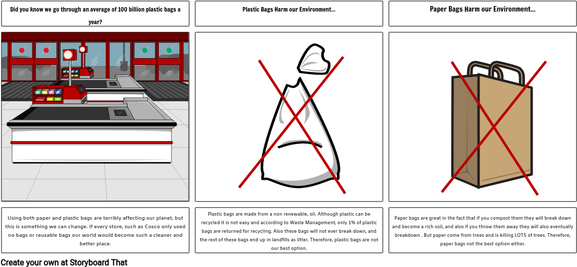 Environmental Impactof Bags Infographic