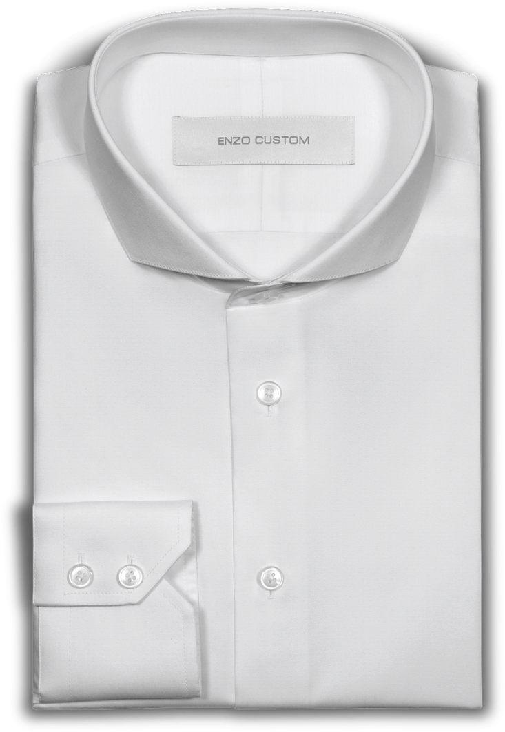 Enzo Custom White Dress Shirt