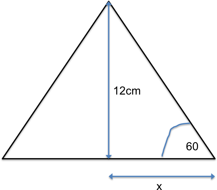 Equilateral Triangle Heightand Angle