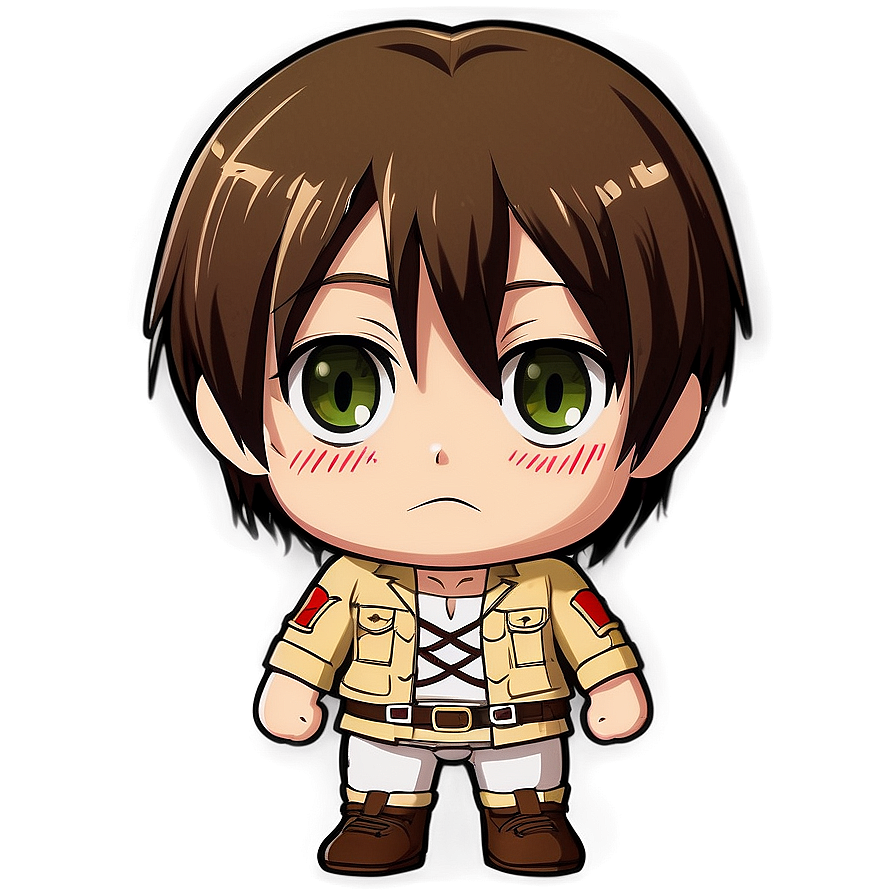 Eren Yeager Chibi Version Png 06112024