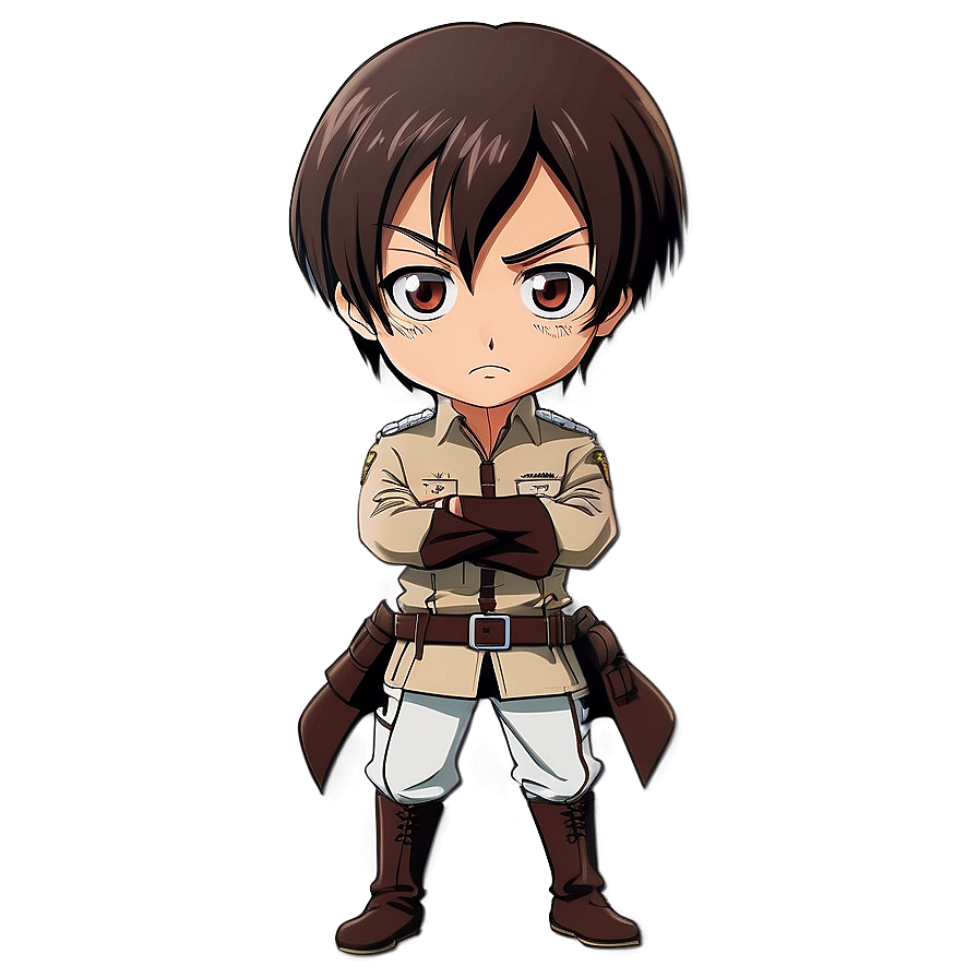 Eren Yeager Chibi Version Png 32