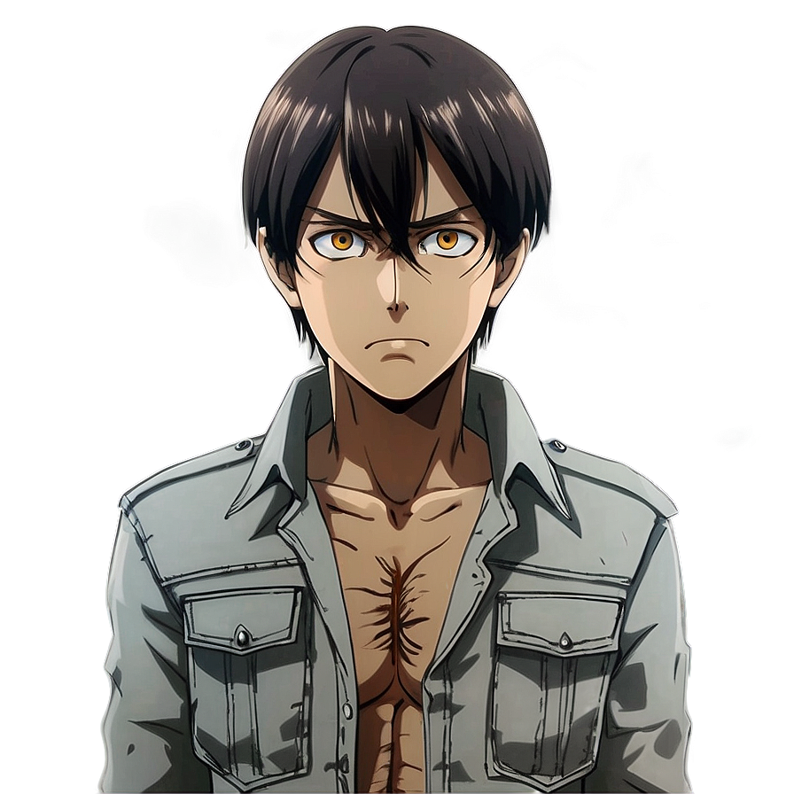 Eren Yeager’s Strategic Mind Png 79