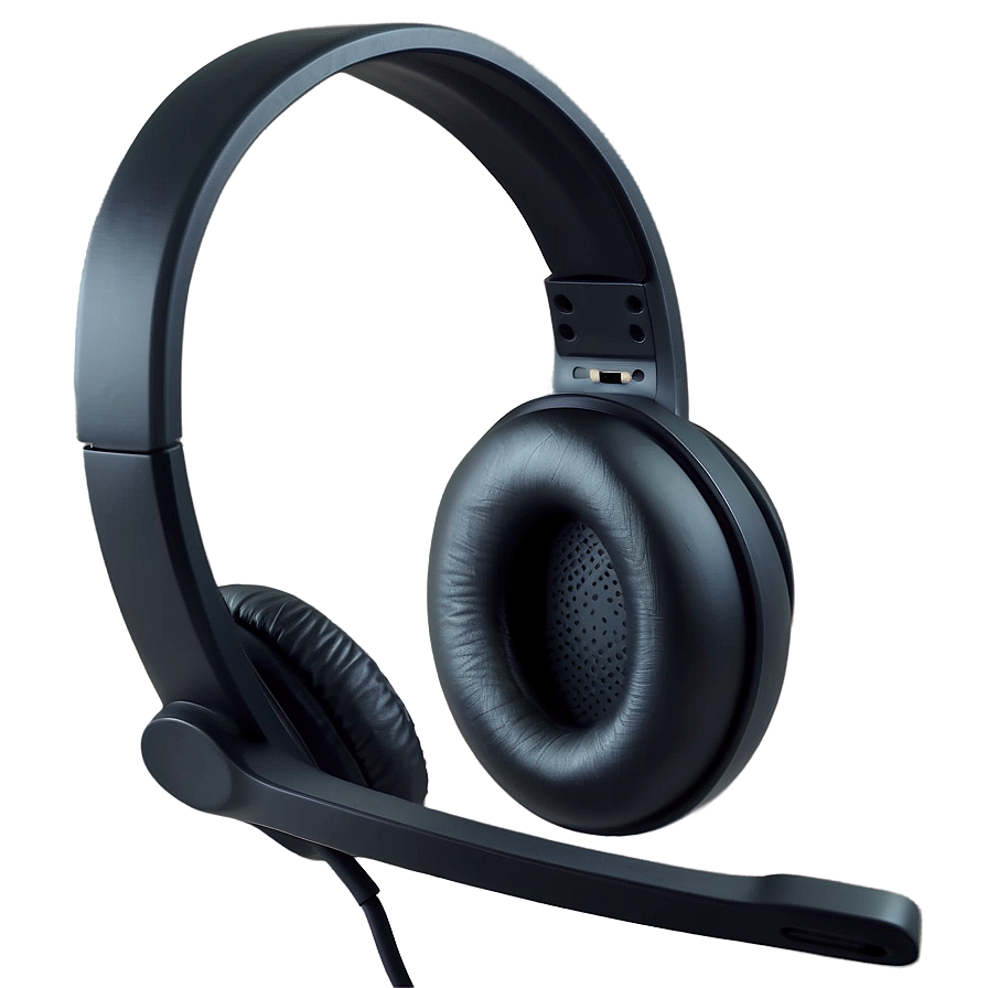 Ergonomic Headset With Adjustable Mic Png 13