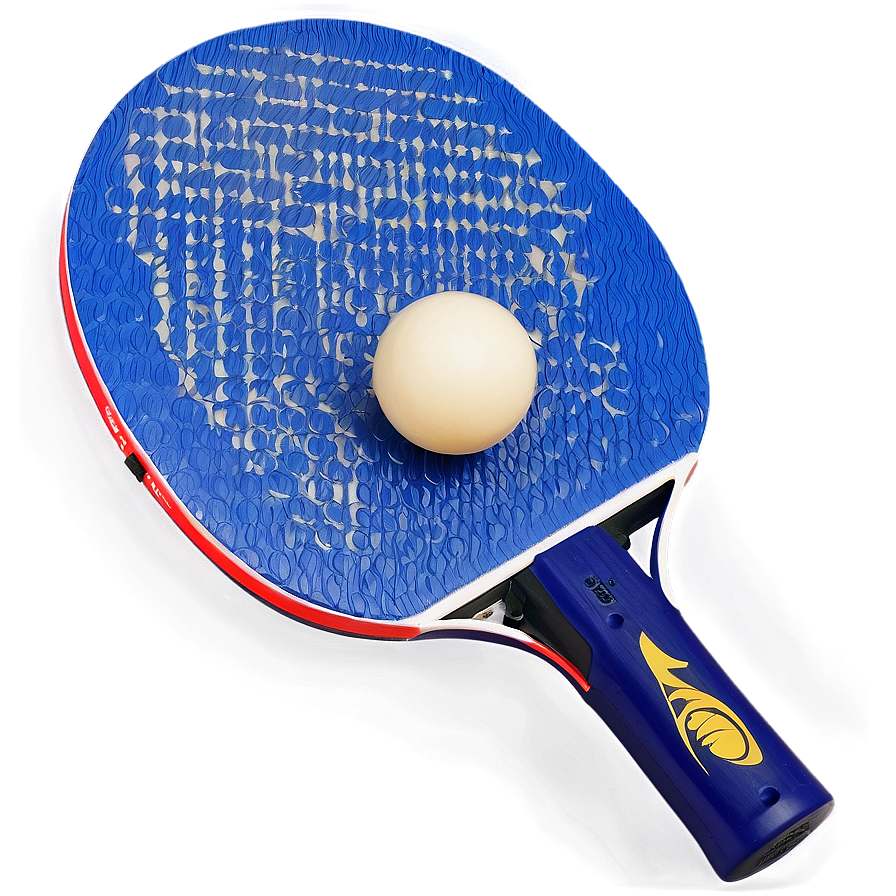 Ergonomic Ping Pong Racket Png 06132024