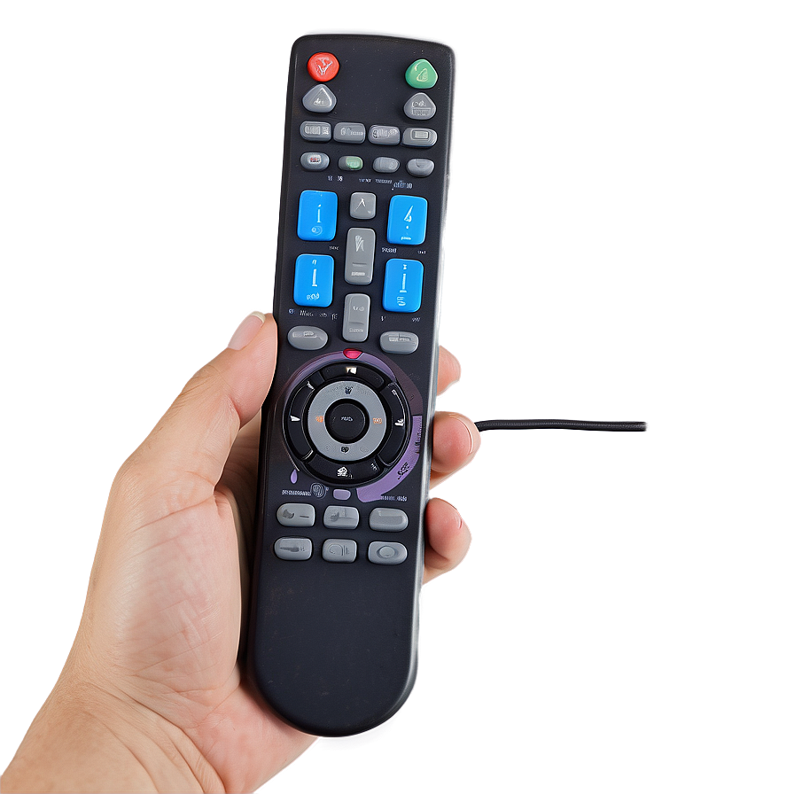 Ergonomic Tv Remote Model Png 42