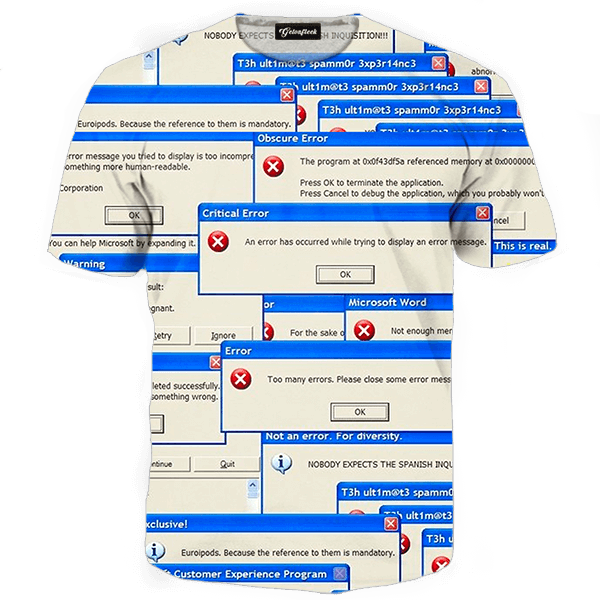 Error Message Overload Shirt