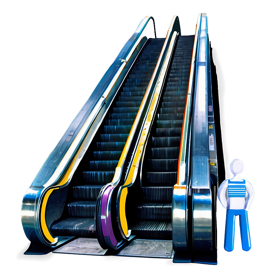 Escalator Connecting Floors Png Raf