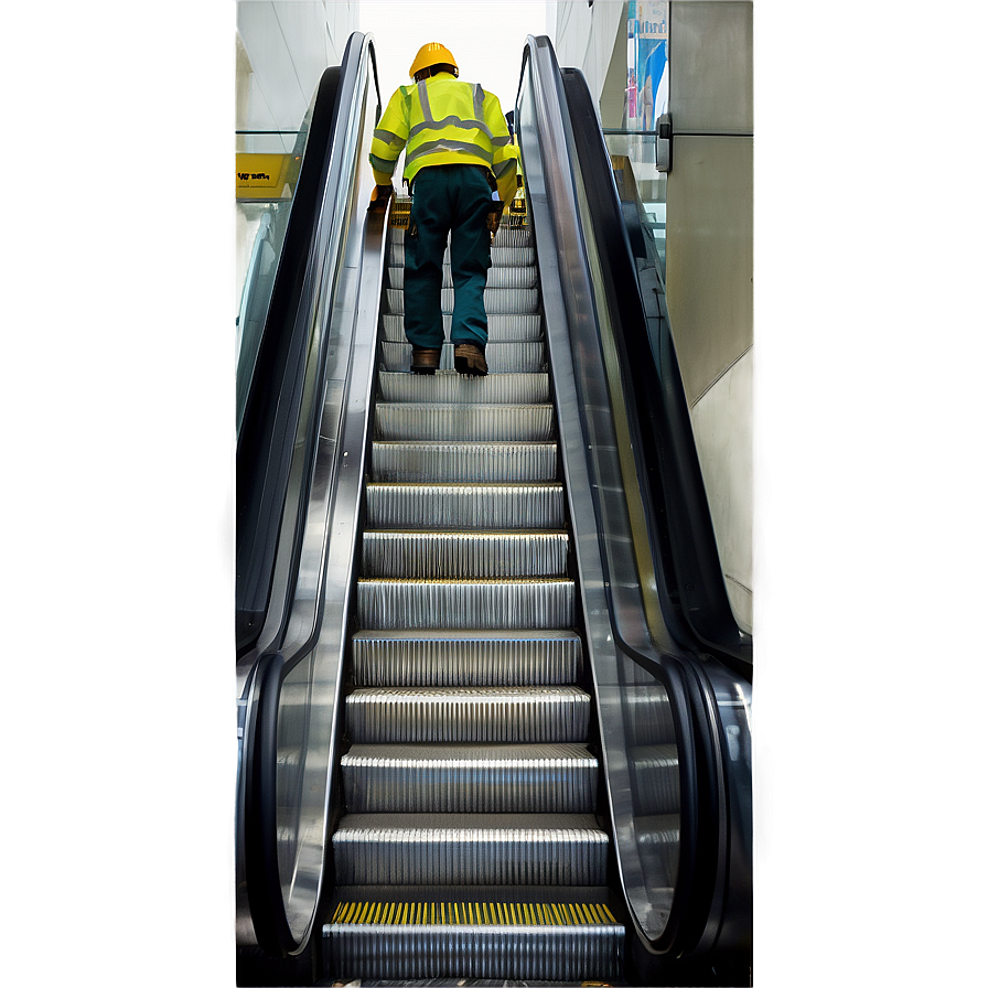 Escalator Maintenance Work Png 37