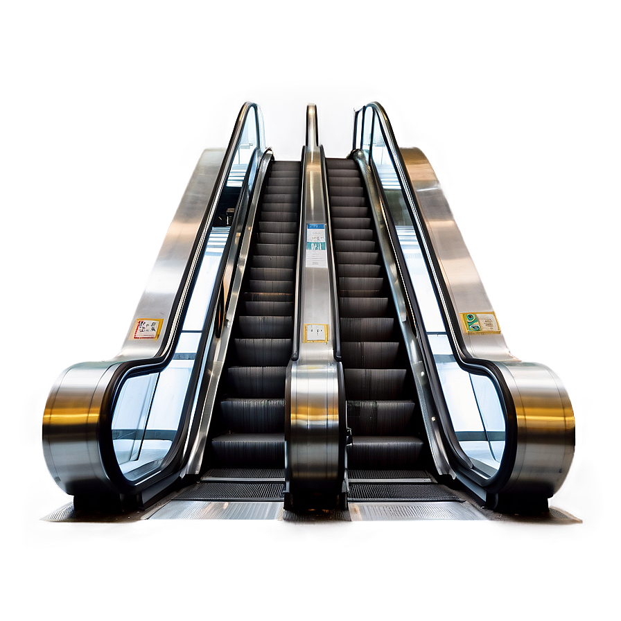 Escalator With City Backdrop Png Ujr68