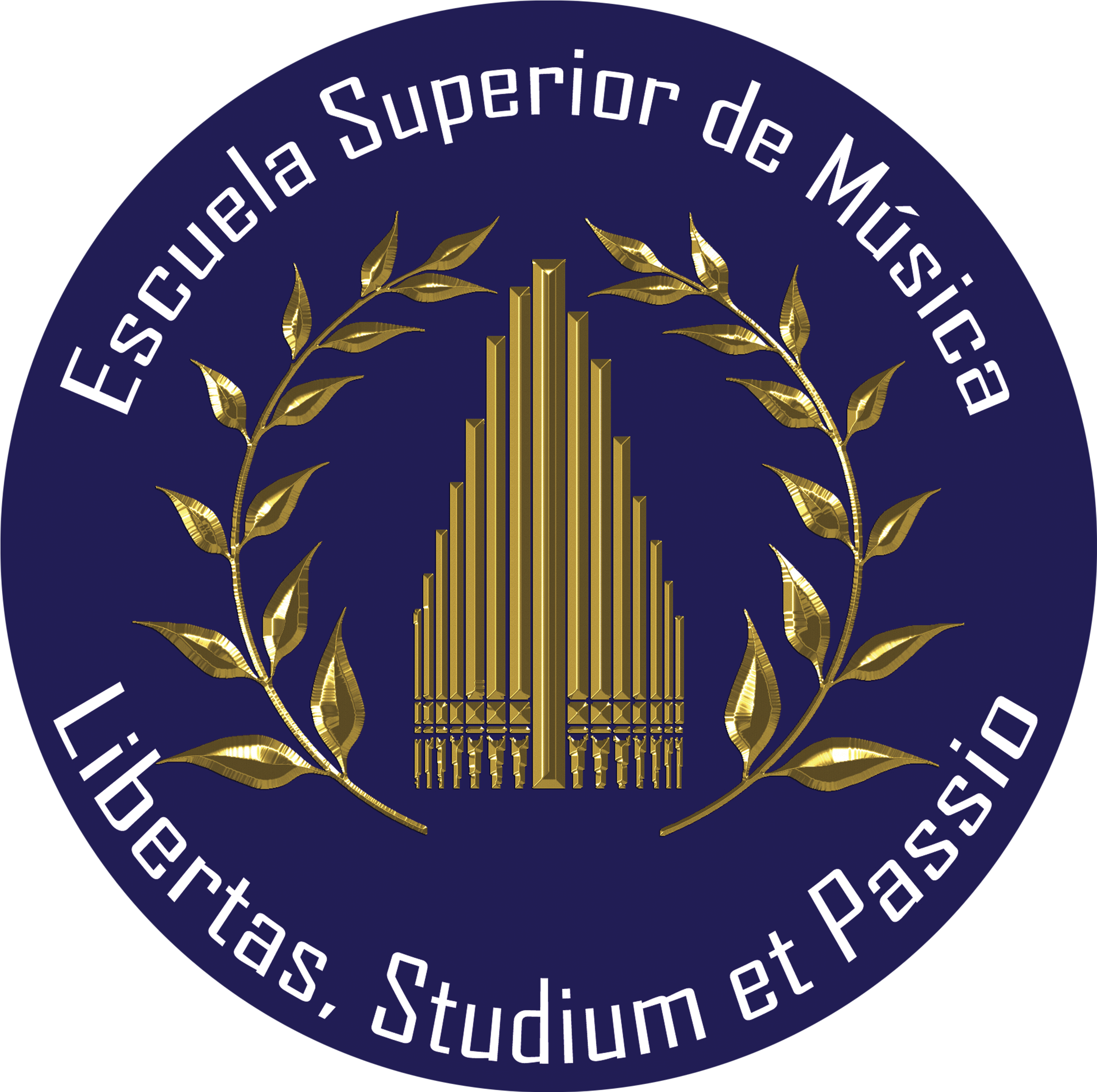 Escuela Superiorde Musica Emblem