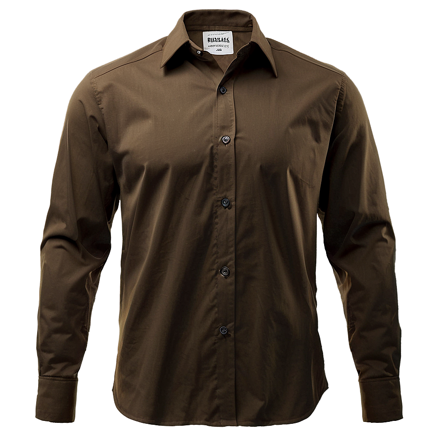 Espresso Brown Blank Shirt Png Pnn