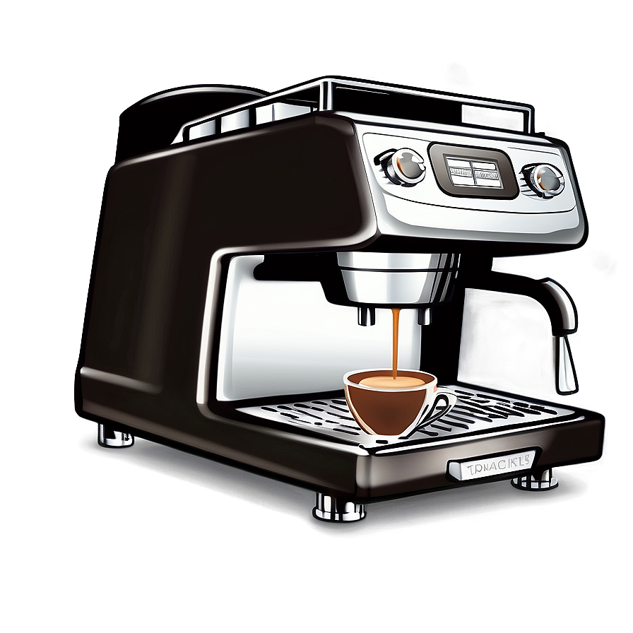 Espresso Machine Cartoon Png 06202024