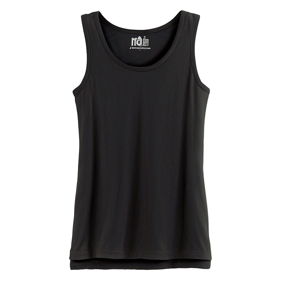 Essential Black Tank Top Png Ren