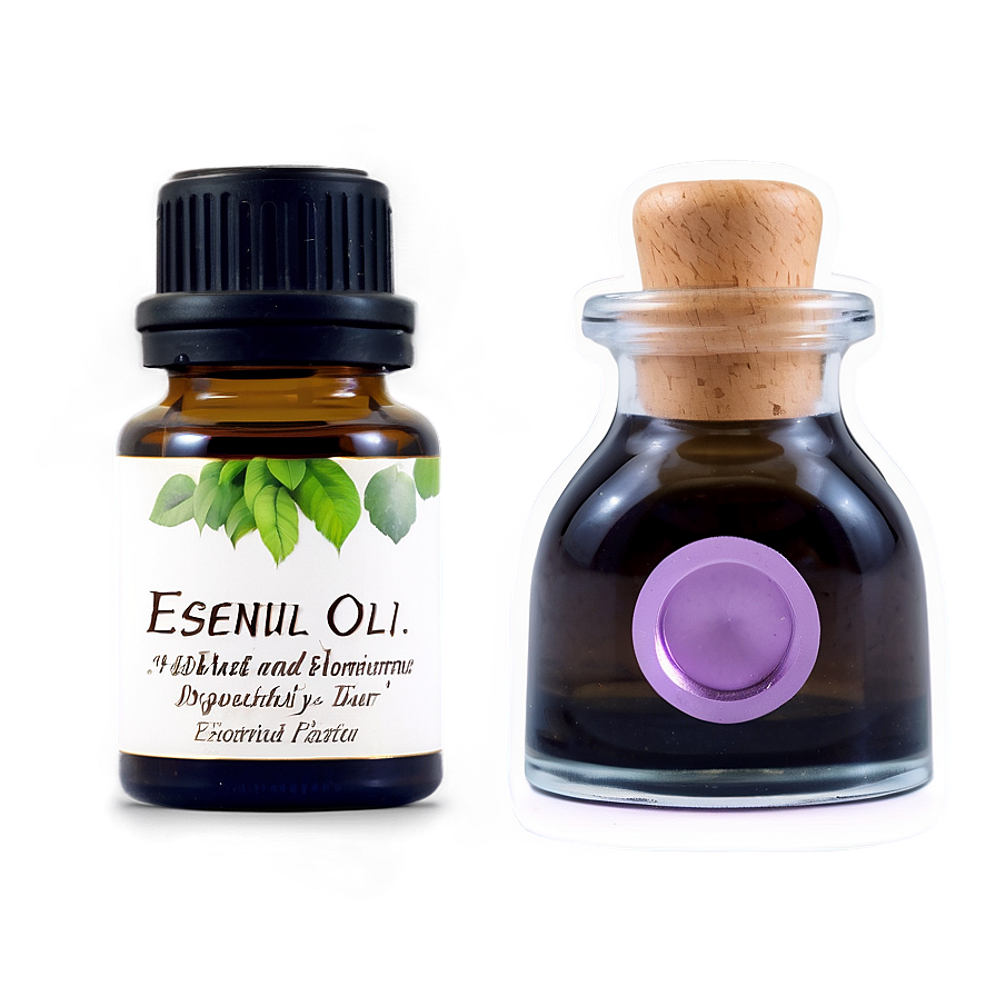 Essential Oil Bottle Png Sst21