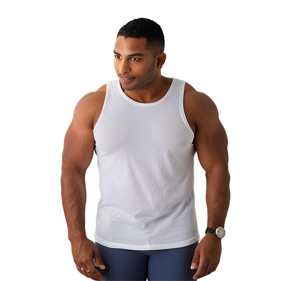 Essential White Tank Top Comfort Png 06282024