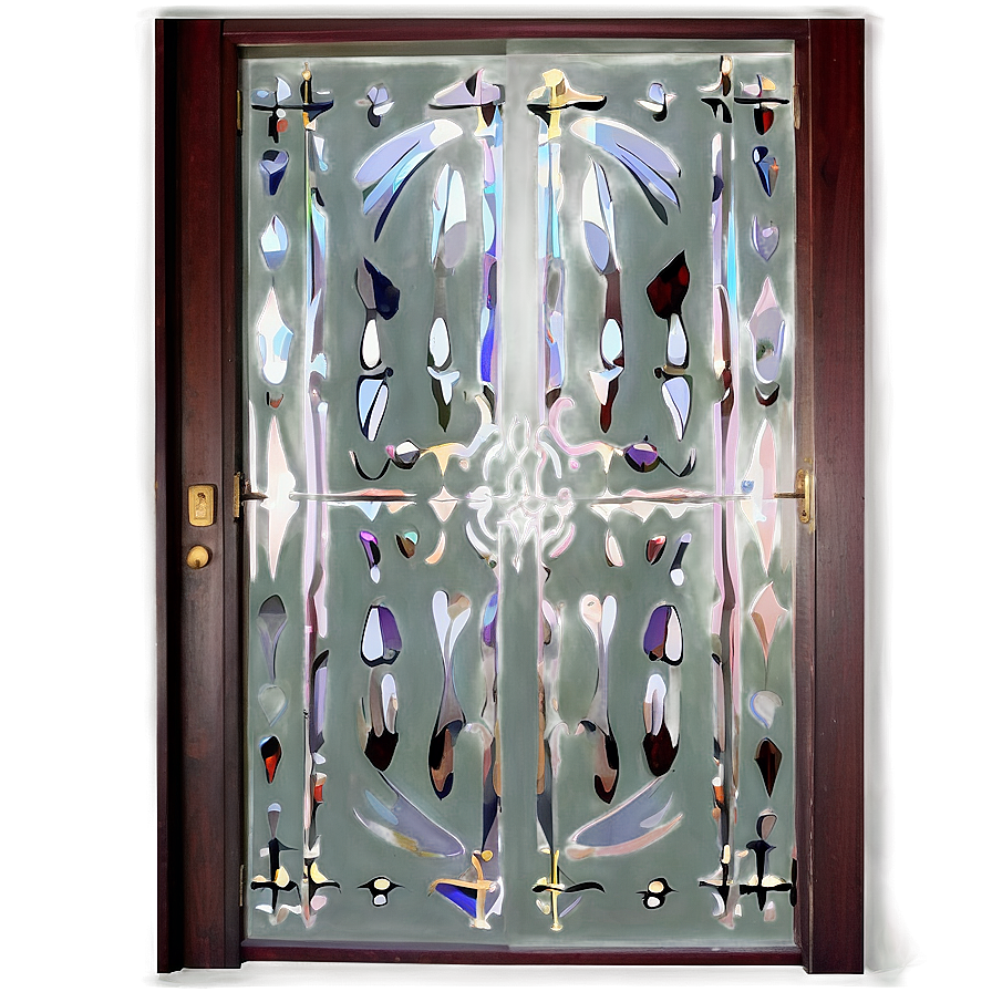 Etched Glass Door Png 06122024