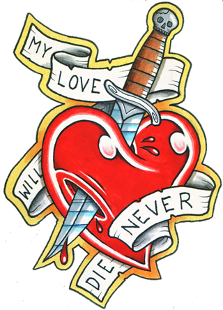 Eternal Love Tattoo Design