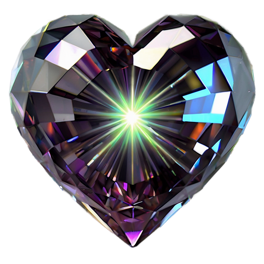 Ethereal Diamond Heart Picture Png 45