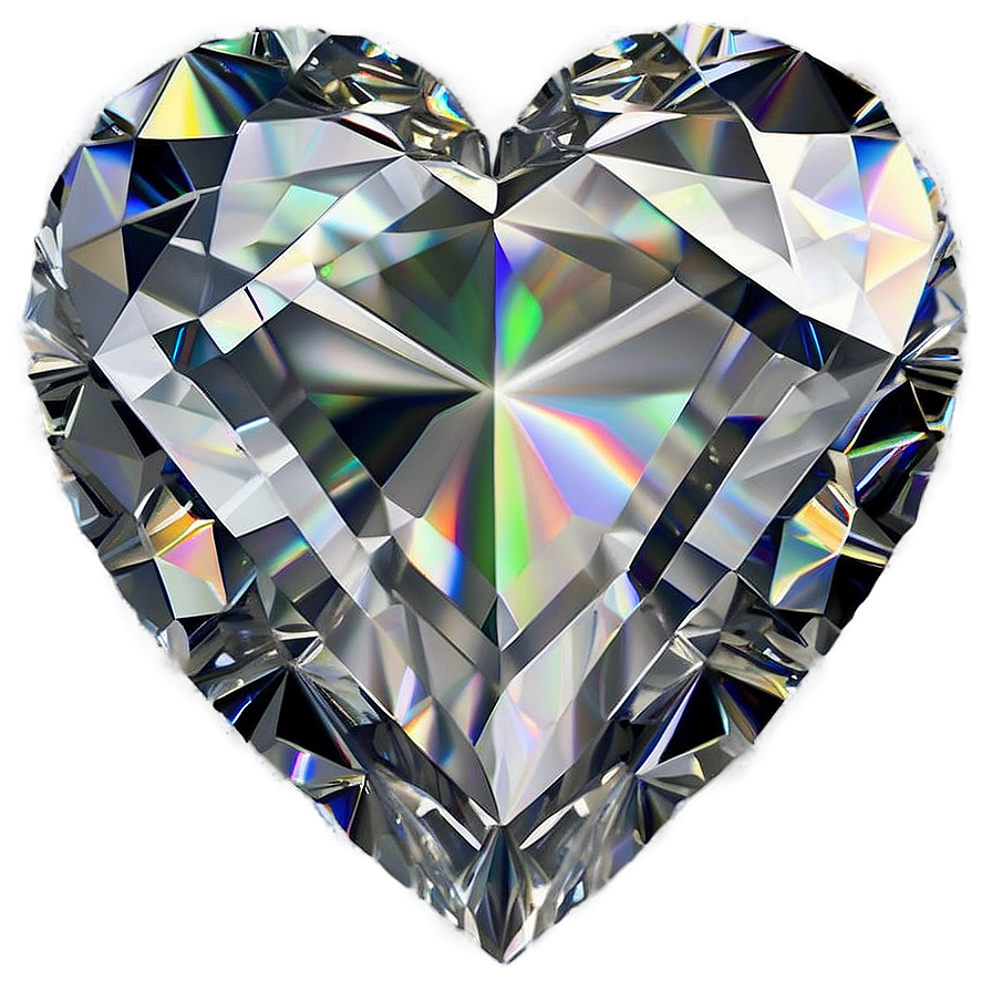 Ethereal Diamond Heart Png Dpy34