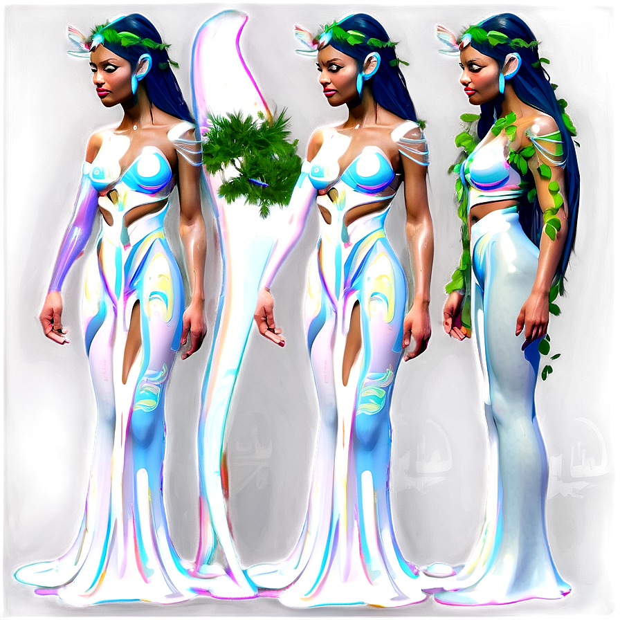 Ethereal Forest Goddess Png 74