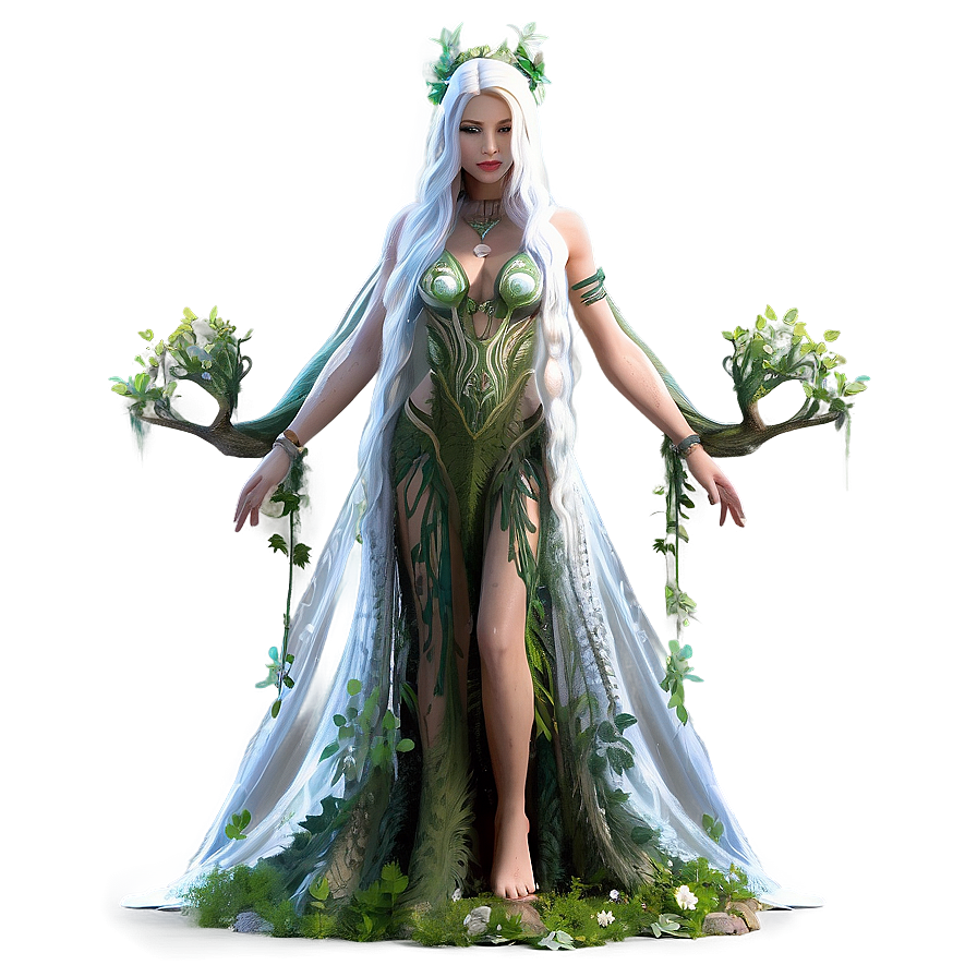 Ethereal Forest Goddess Png Piw