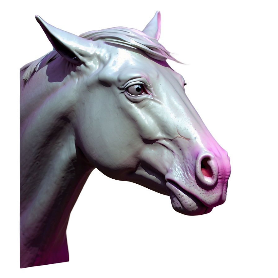 Ethereal Horse Head Creation Png 06122024