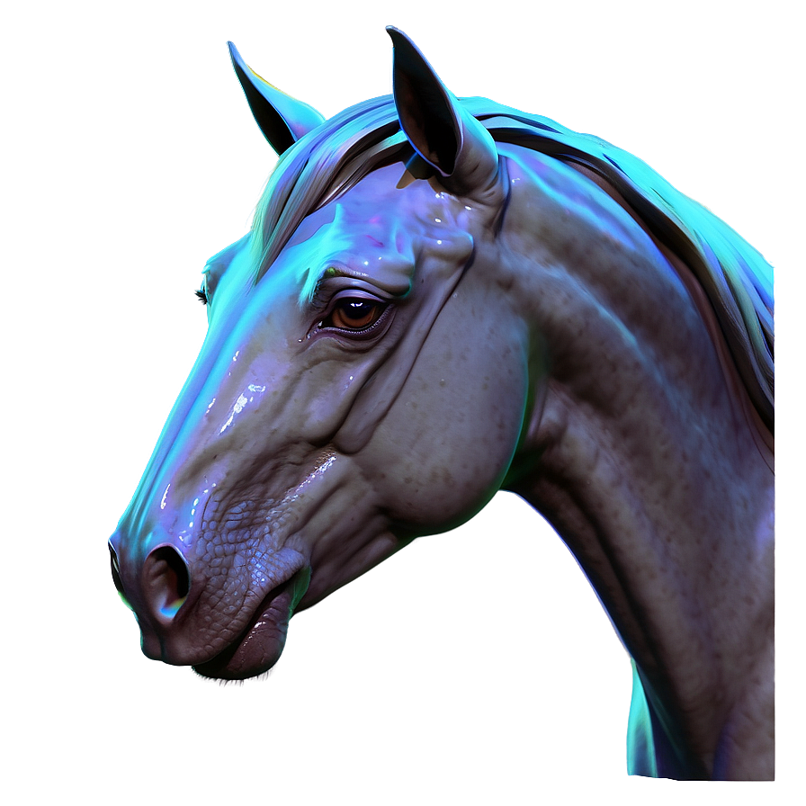 Ethereal Horse Head Creation Png Oyi21