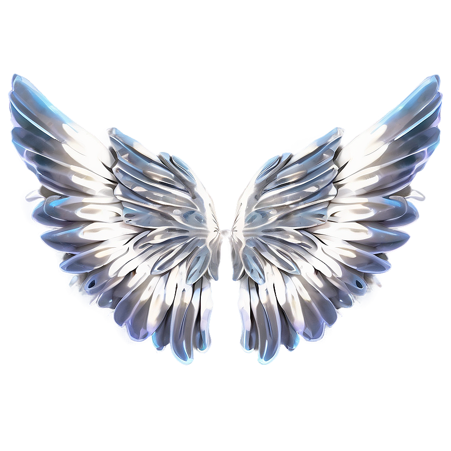 Ethereal White Wings Graphics Png 97